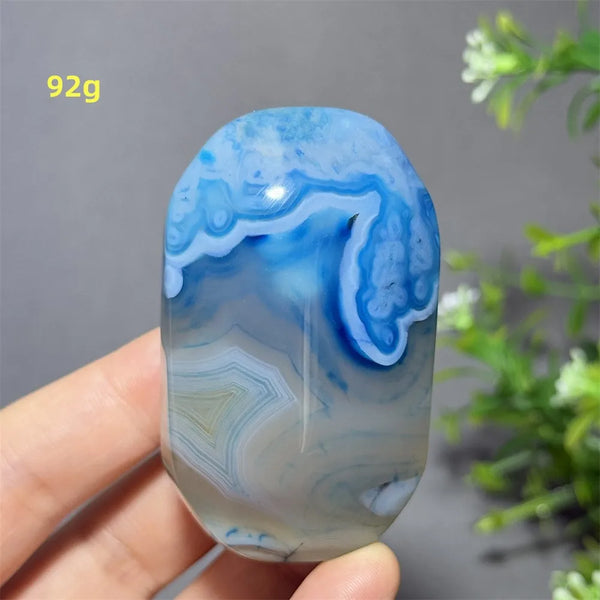 Blue Sapphire Striped Agate-ToShay.org