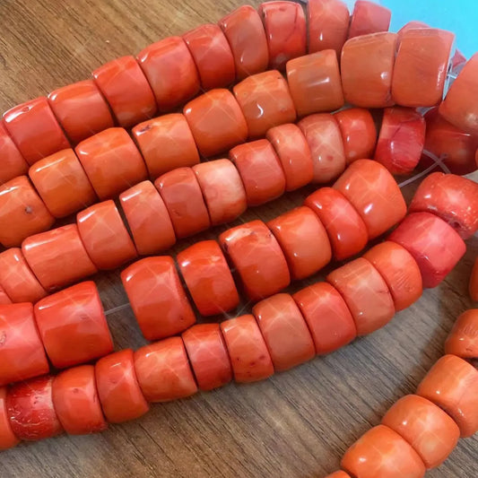 Orange Coral Beads-ToShay.org