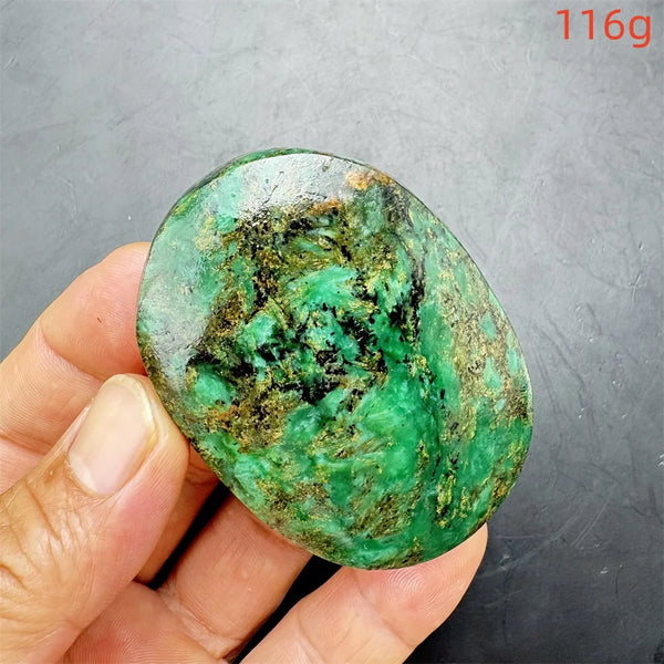 Green Verdite Palm Stone-ToShay.org