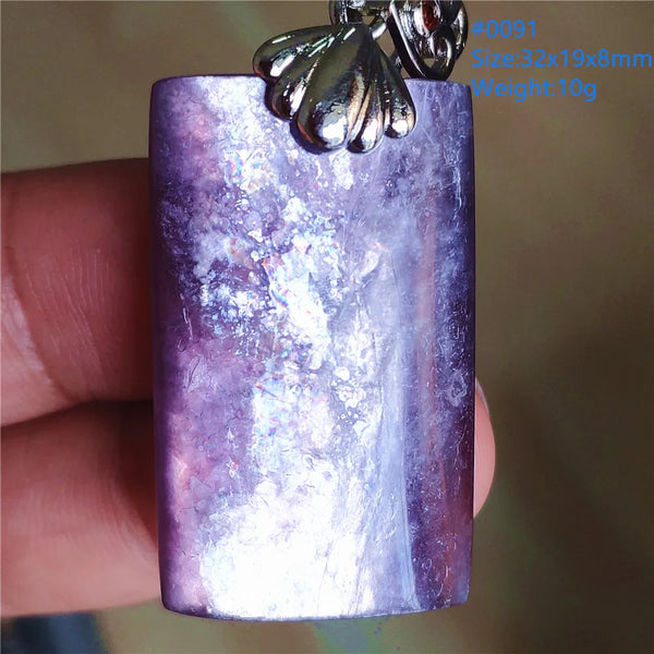 Purple Lepidolite Pendant-ToShay.org