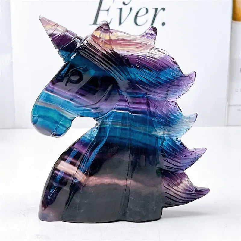 Rainbow Fluorite Unicorn-ToShay.org