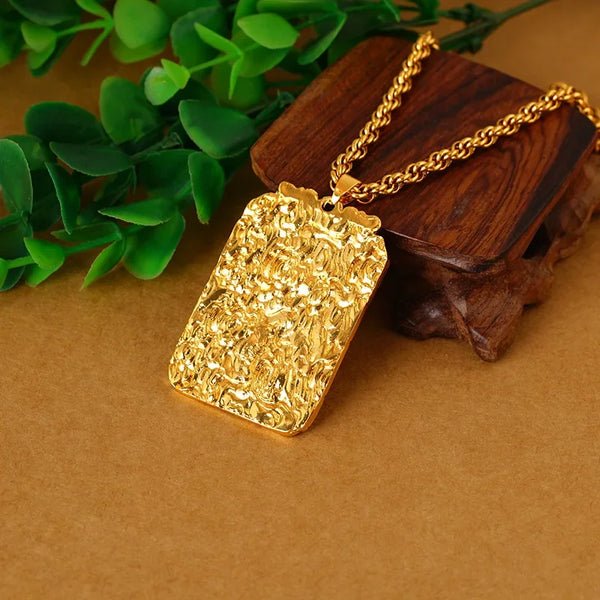 Gold Dragon Pendant-ToShay.org