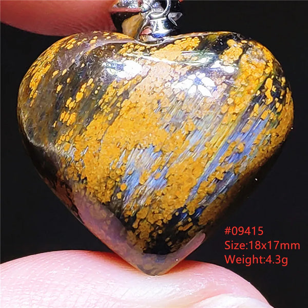 Blue Pietersite Chatoyant Pendant-ToShay.org