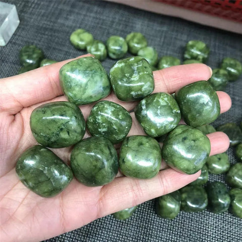 Green Jade Tumbled Stones-ToShay.org