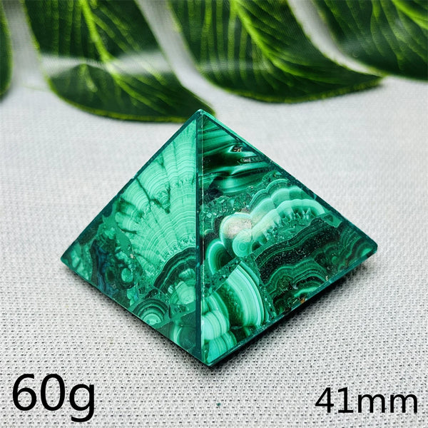 Green Malachite Pyramid-ToShay.org