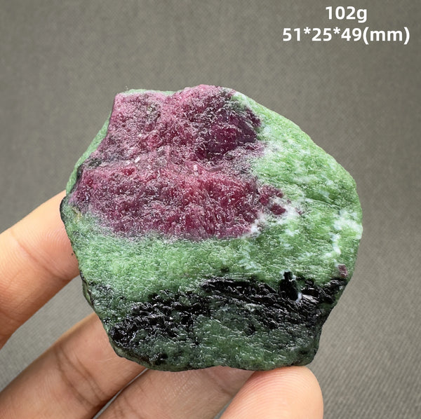 Red Green Ruby Epidote-ToShay.org