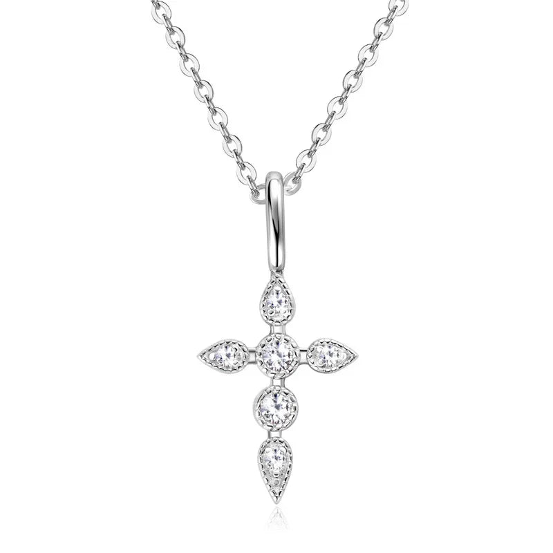 Gold Diamond Cross Pendant-ToShay.org