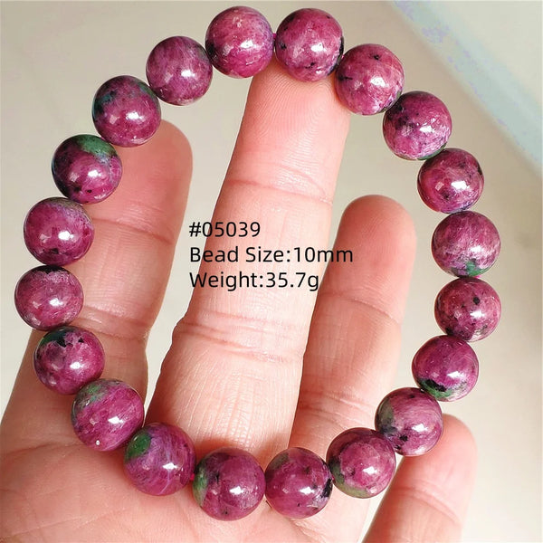 Red Ruby Zoisite Bracelet-ToShay.org