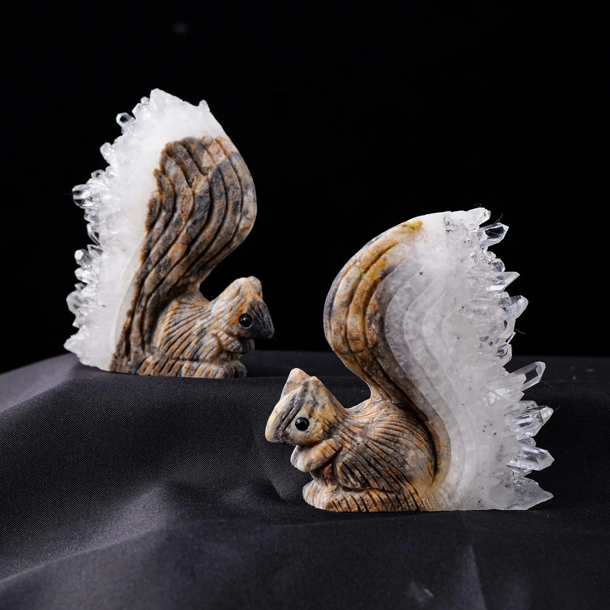 Clear Quartz Cluster Squirrel-ToShay.org