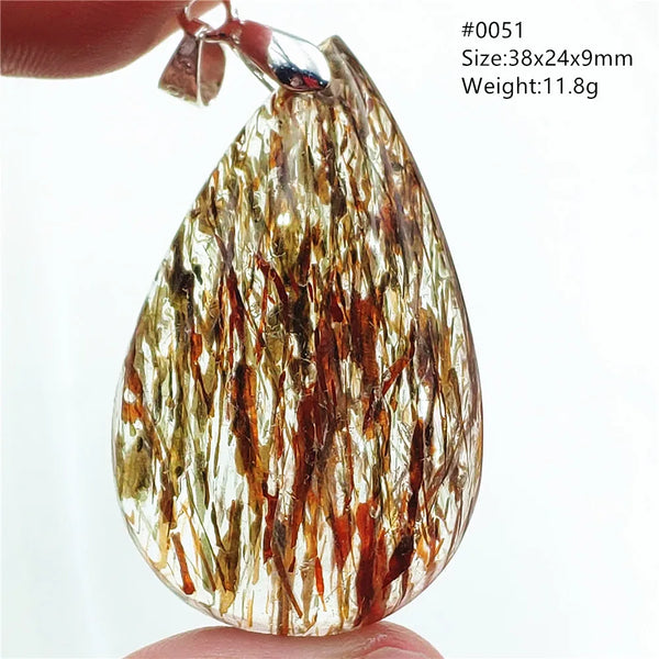 Green Black Rutilated Quartz-ToShay.org