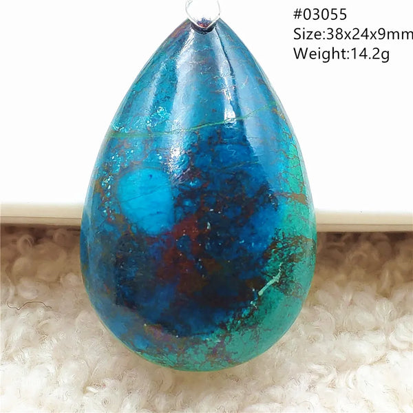 Blue Green Malachite Pendant-ToShay.org