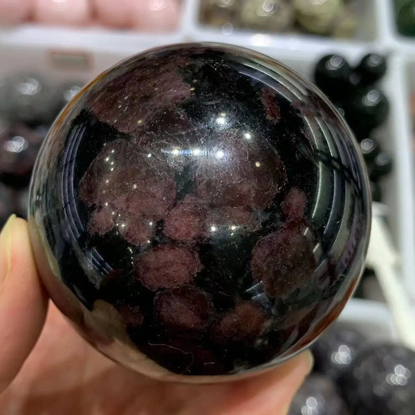 Red Garnet Crystal Ball-ToShay.org