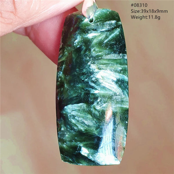 Green Seraphinite Pendant-ToShay.org