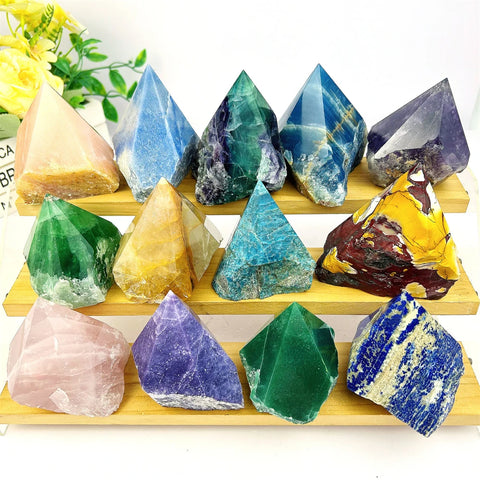 Crystal Rough Pyramid-ToShay.org