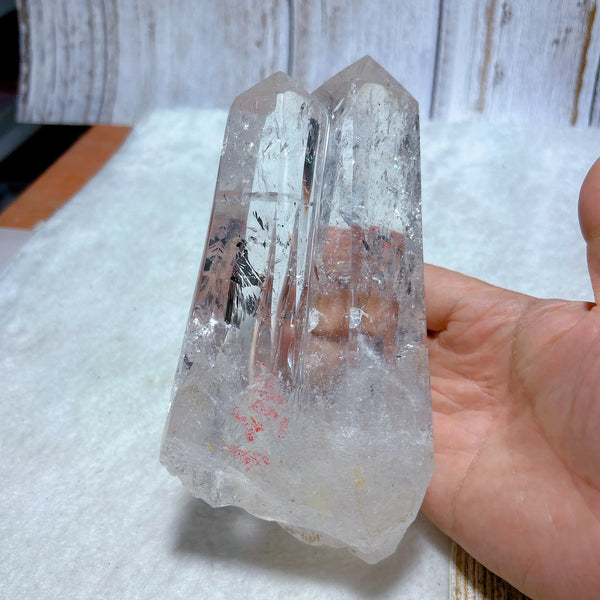 Clear Rainbow Quartz Crystal-ToShay.org