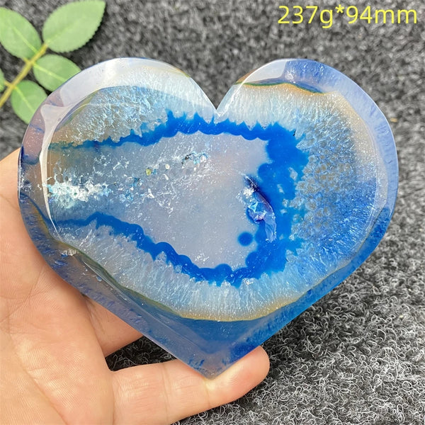 Blue Agate Geode Heart-ToShay.org