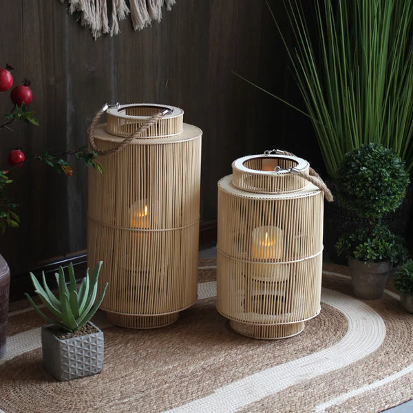 Bamboo Candle Lantern-ToShay.org