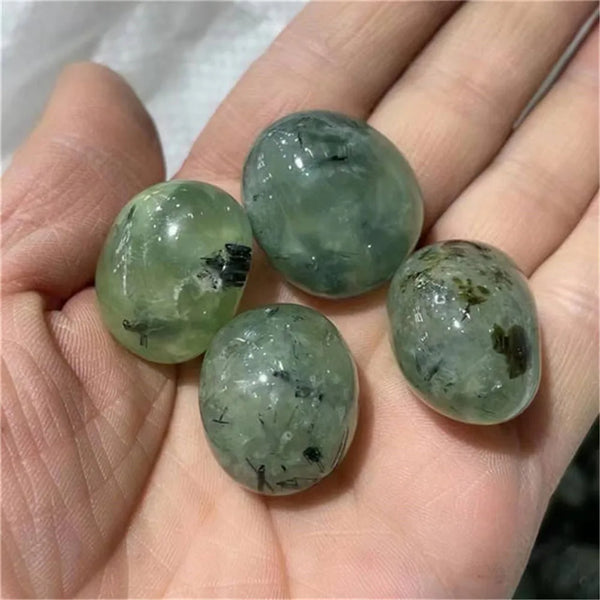 Green Prehnite Tumbled Stones-ToShay.org