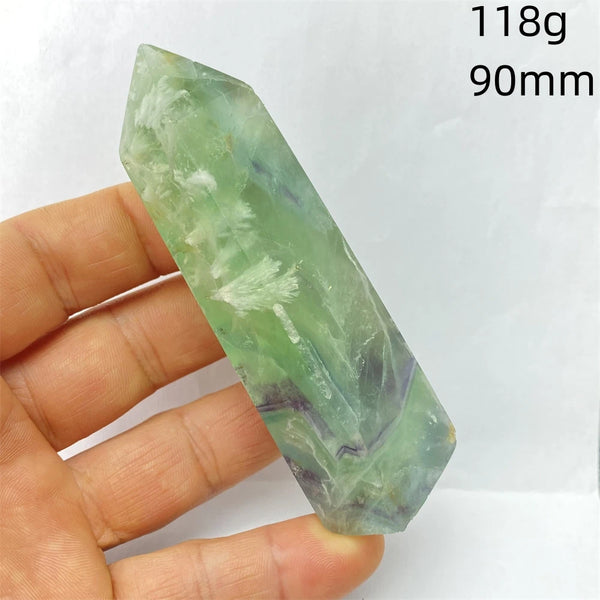 Rainbow Fluorite Crystal Point-ToShay.org