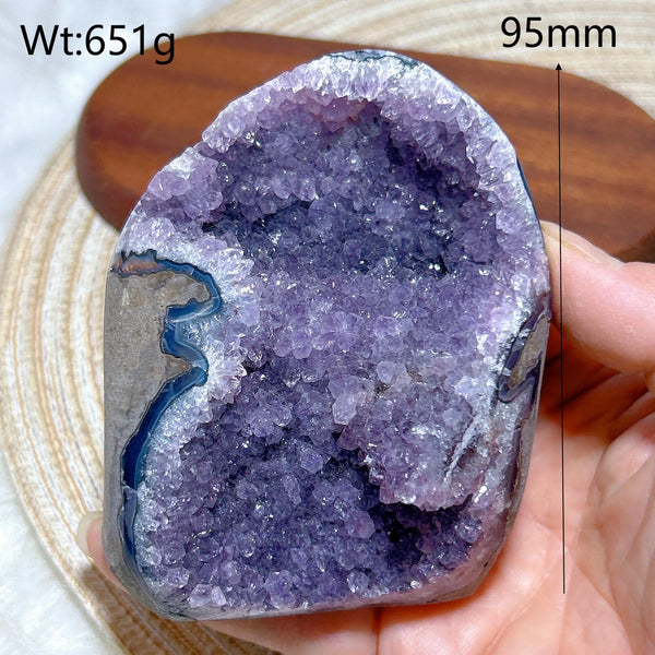 Purple Amethyst Druzy Crystal-ToShay.org
