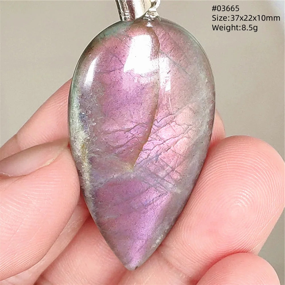Blue Purple Labradorite Pendant-ToShay.org