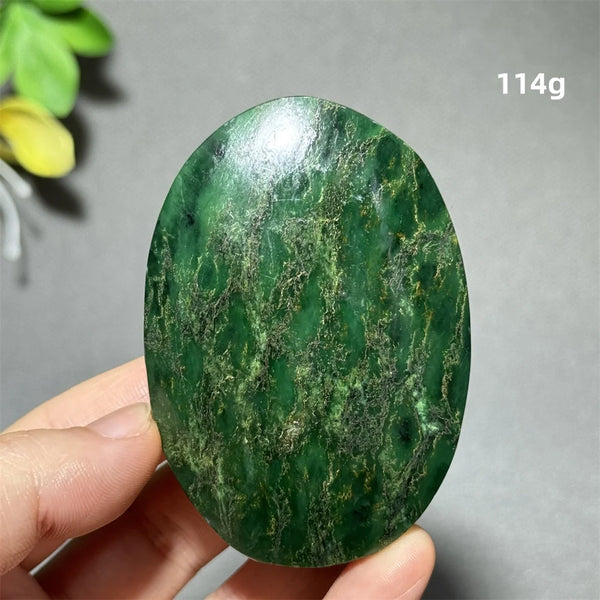 Green Emerald Quartz Palm Stone-ToShay.org