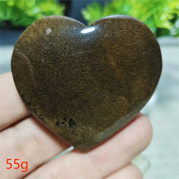 Black Hair Agate Heart-ToShay.org