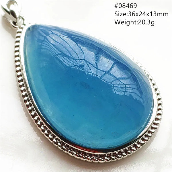 Blue Aquamarine Pendant-ToShay.org