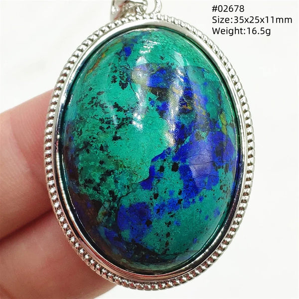 Blue Azurite Pendant-ToShay.org