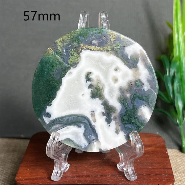Green Moss Agate Plate-ToShay.org