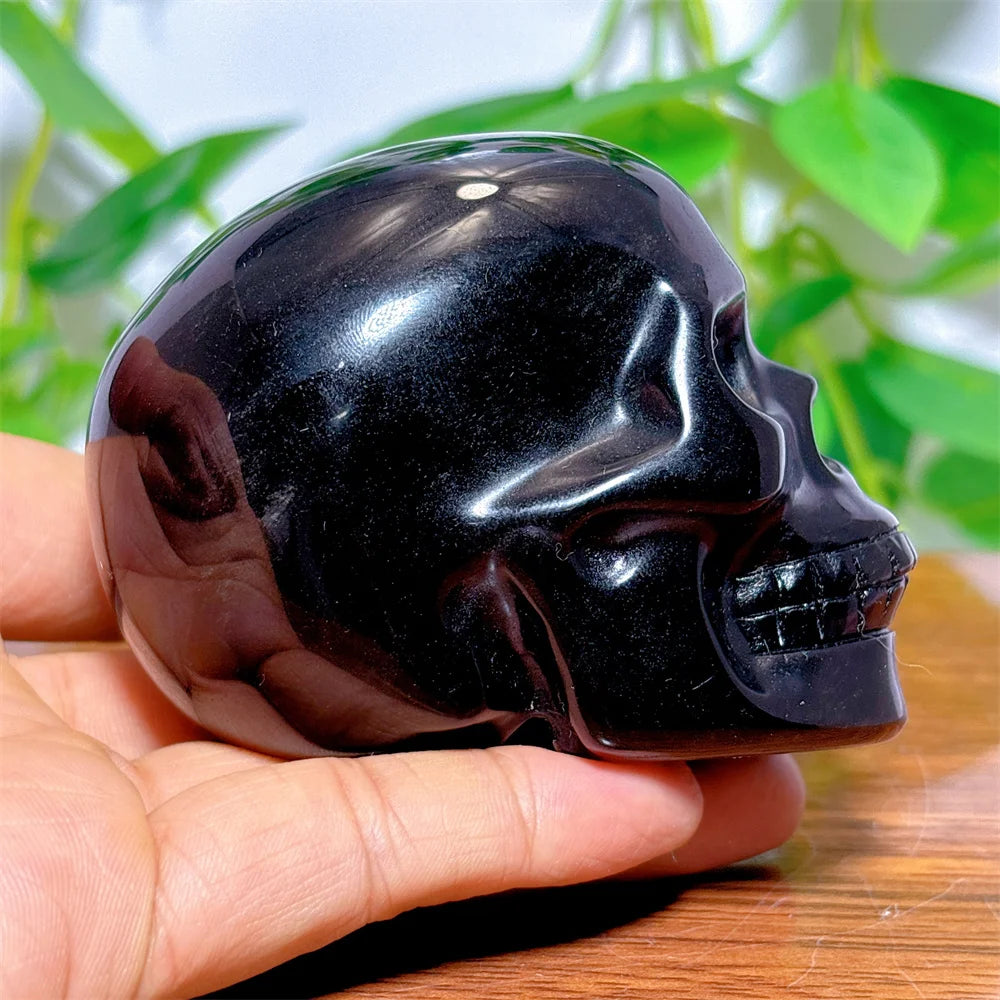 Black Obsidian Skull-ToShay.org
