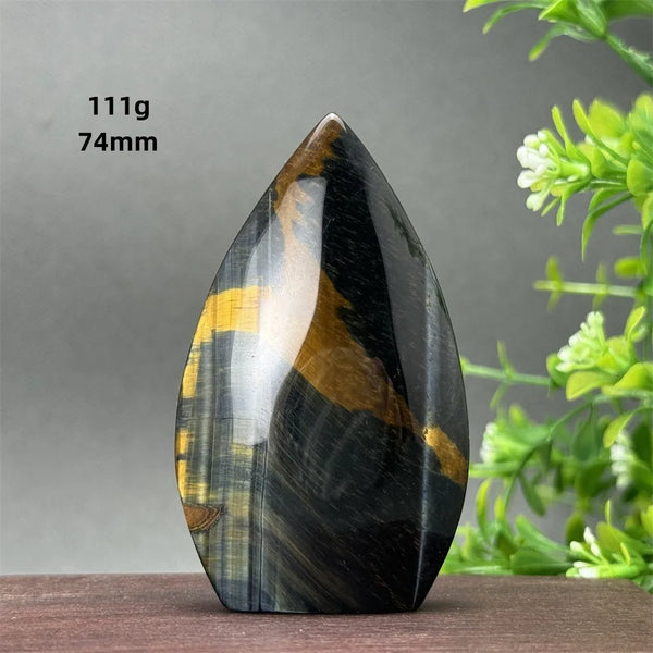 Blue Tiger Eye Stone Torch-ToShay.org