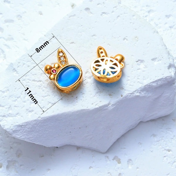 Blue Cats Eye Beads-ToShay.org