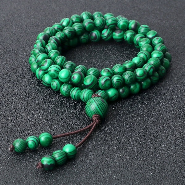 Green Malachite Prayer Beads-ToShay.org