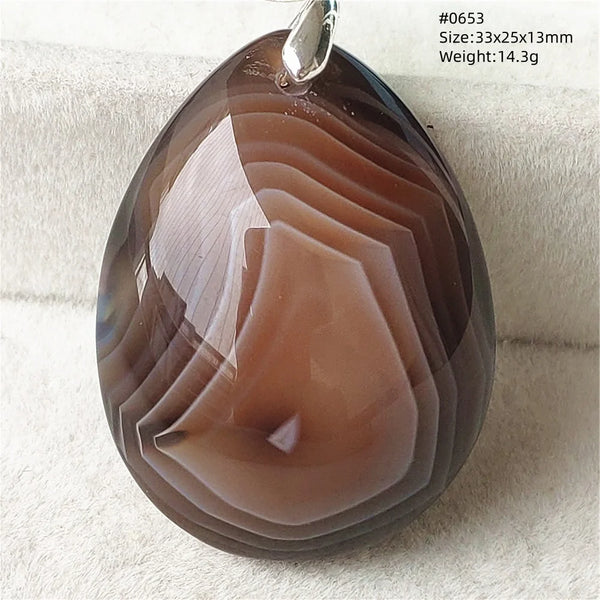 Grey Lace Agate Pendant-ToShay.org