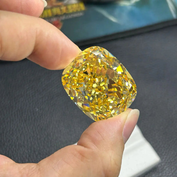 Yellow Cubic Zirconia Gemstone-ToShay.org