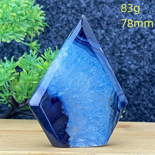 Blue Agate Torch-ToShay.org