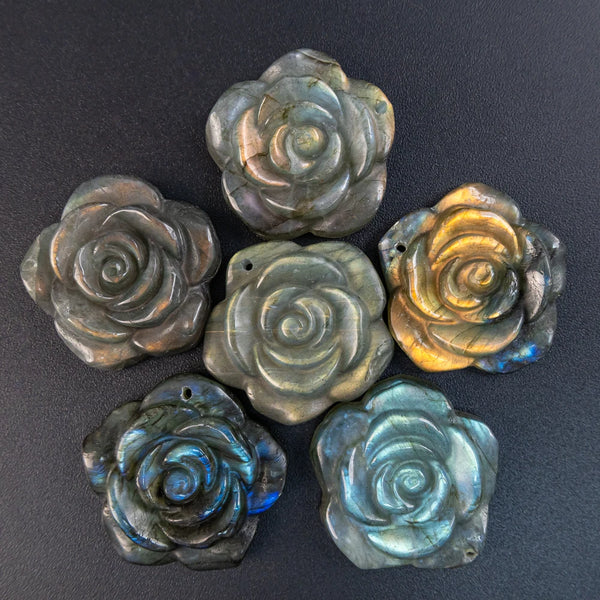 Blue Flash Labradorite Pendant-ToShay.org