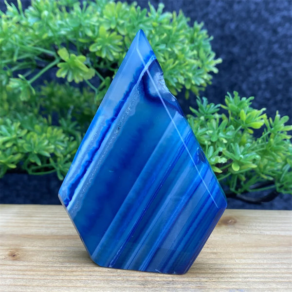 Blue Agate Torch-ToShay.org