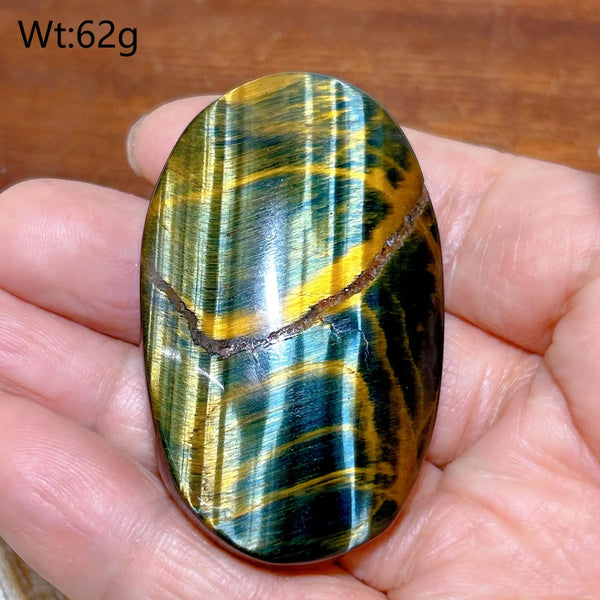 Blue Yellow Tiger Eye Stone-ToShay.org