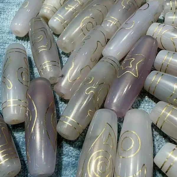 Tibetan Agate Dzi Beads-ToShay.org
