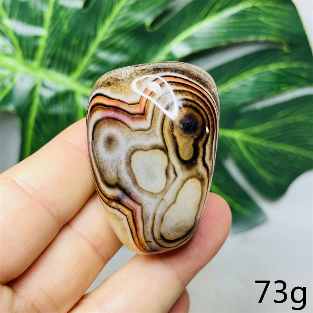 Red Agate Palm Stones-ToShay.org