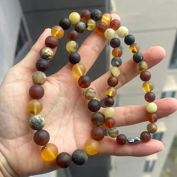 Yellow Amber Necklace-ToShay.org
