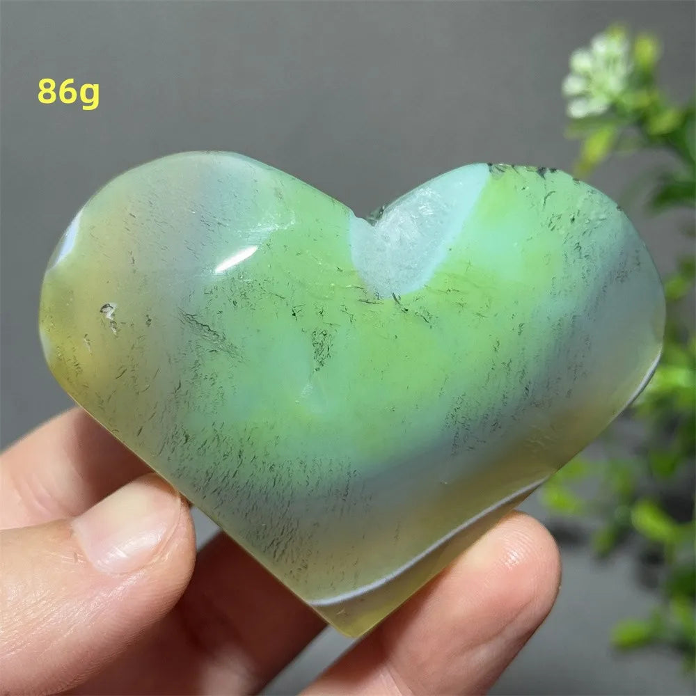 Green Agate Heart-ToShay.org