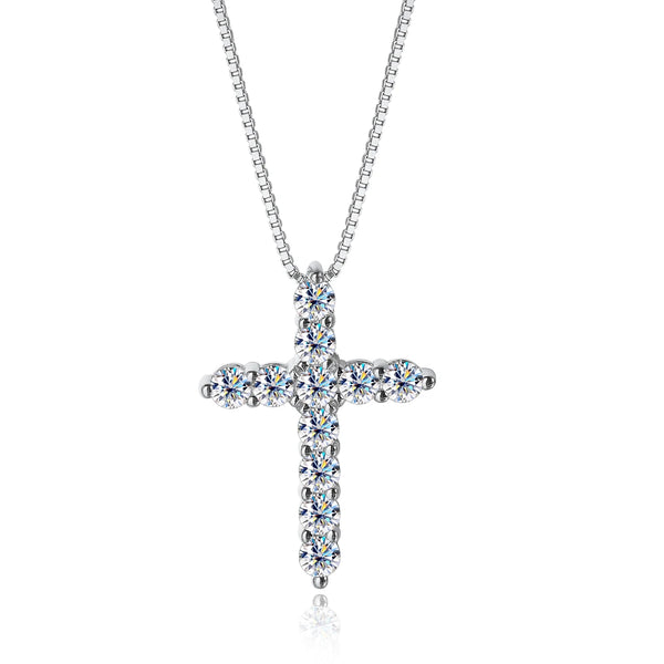 Crystal Cross Necklace-ToShay.org