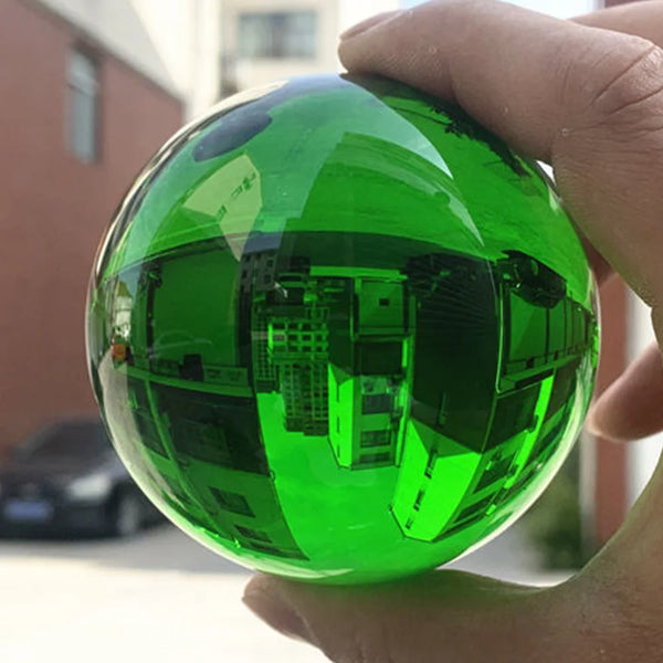 Coloured Clear Crystal Balls-ToShay.org