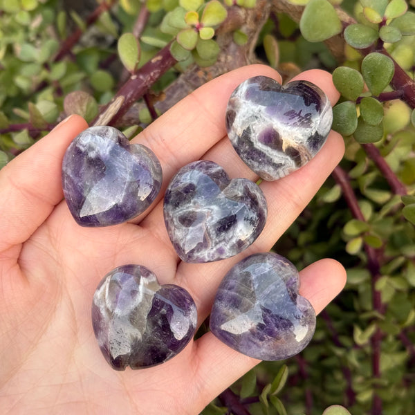 Purple Dream Amethyst Hearts-ToShay.org