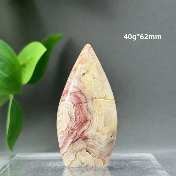 Yellow Crazy Agate Torch-ToShay.org
