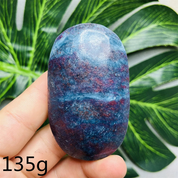 Ruby Sapphire Palm Stone-ToShay.org