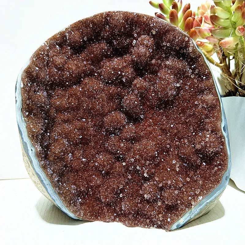 Purple Amethyst Geode Cluster-ToShay.org